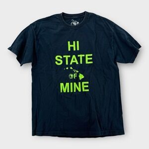 T&C‎ Town And Country Shirt Mens XL Short Sleeve Blue HI State Of Mind Hawaii